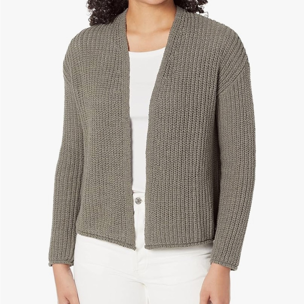 Velvet by Graham & Spencer Women's Terrah Tape Yarn Shawl Cardigan XS